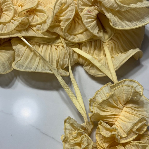 FP Movement by Free People Yellow Ruffle Top - Picture 15 of 15